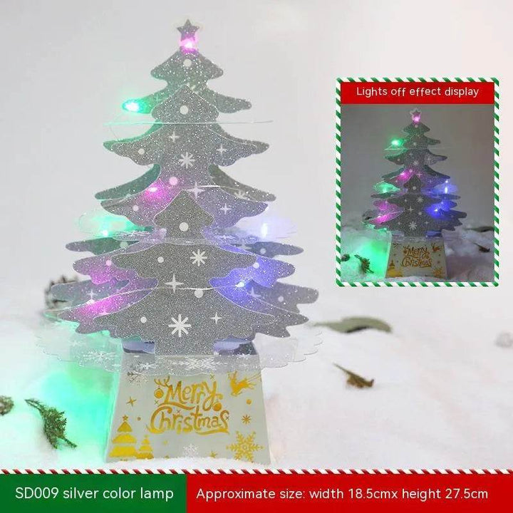 BowLift | Christmas Decorations Mini Desktop Christmas Greeting Card Ornaments