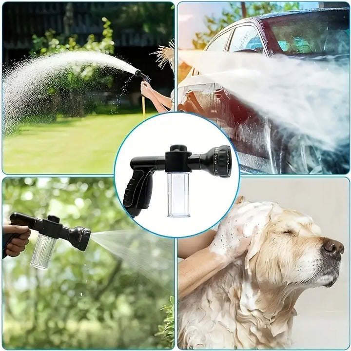 BowLift | Multifunctional Car Wash Gun – Spray Gun with Microfiber Attachment for Thorough Cleaning