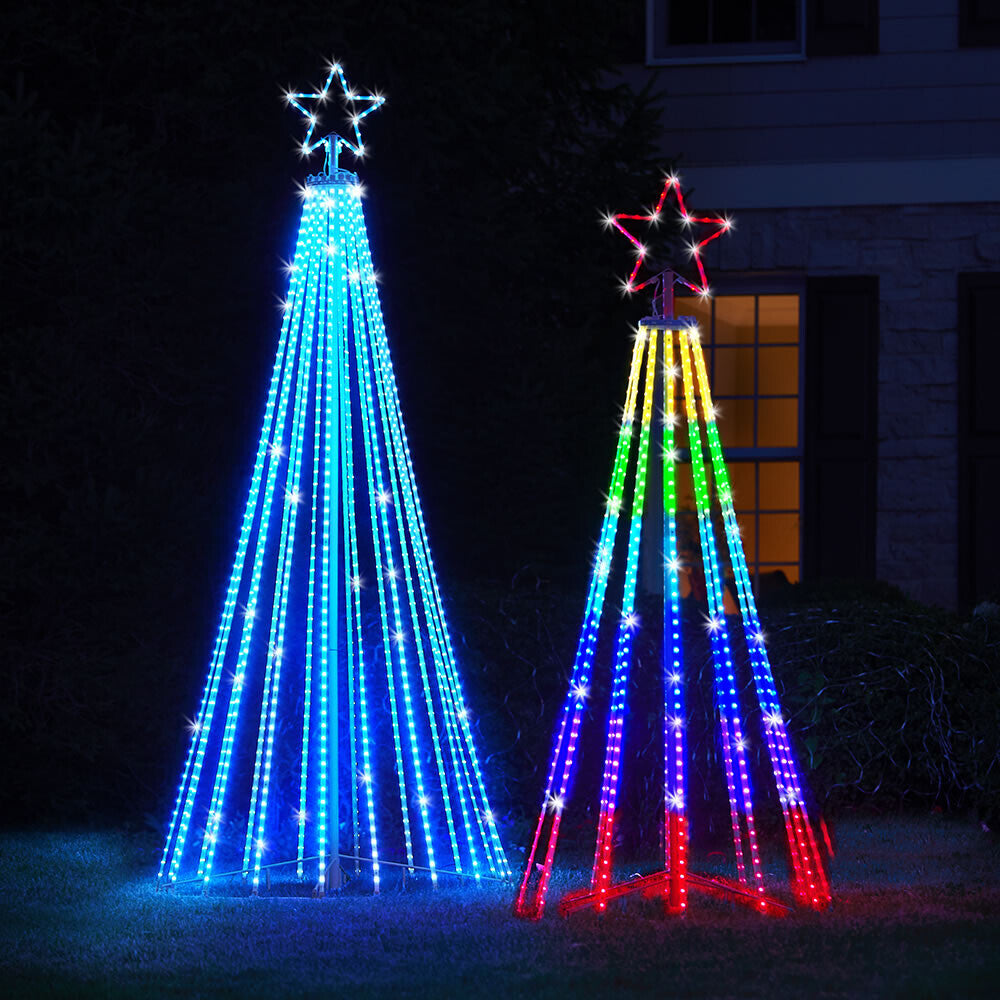 BowLift | Christmas – Multicolored LED-animated Outdoor Christmas Tree Light Show