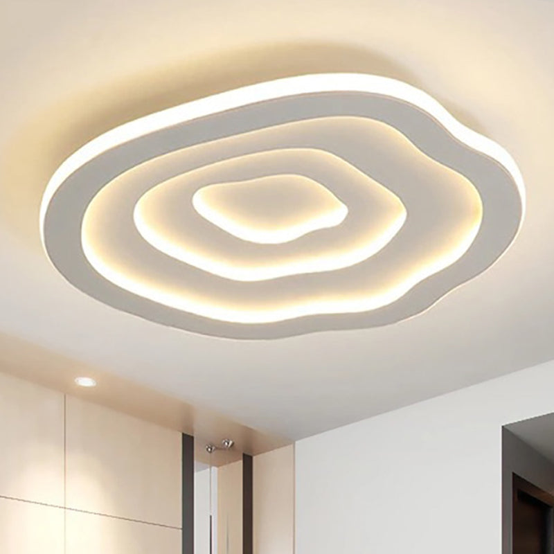 BowLift | Ceiling Acrylic Lamp with Warm & White LED Light - Auralis