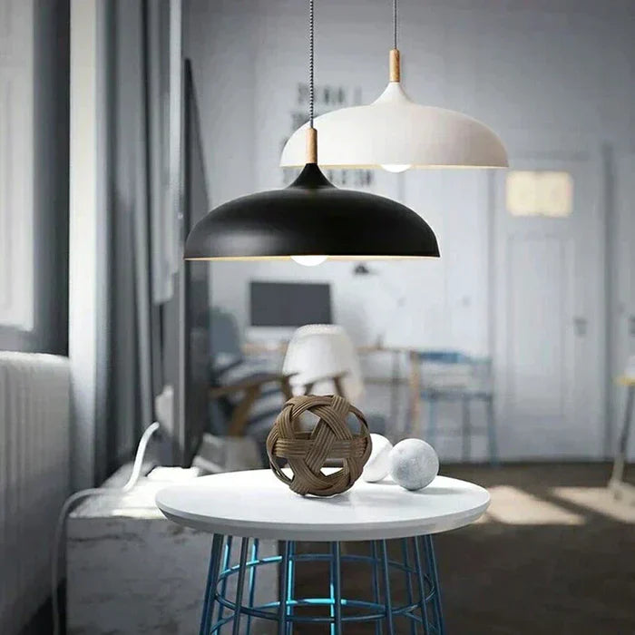 BowLift | Ceiling lamp in Scandinavian Oak - ScandiLuxe
