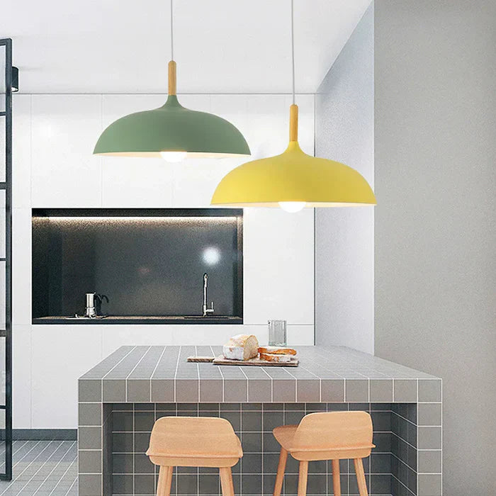 BowLift | Ceiling Light in Scandinavian Oak - ScandiLuxe