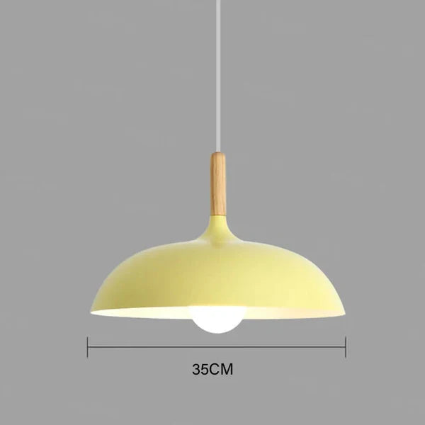 BowLift | Ceiling Light in Scandinavian Oak - ScandiLuxe