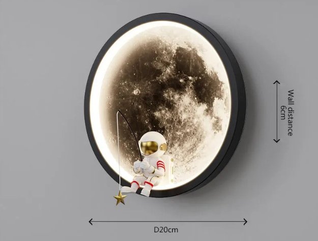 BowLift | Spacelume - Moon LED Wall Lamp