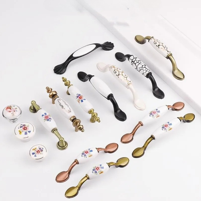 Ceramic Cabinet Drawer Door Furniture Handle and Door Knob | Bowlift