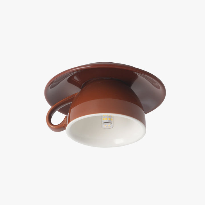 BowLift | CeramiLux Morandi Coffee Cup Ceiling Light – CeramiLux