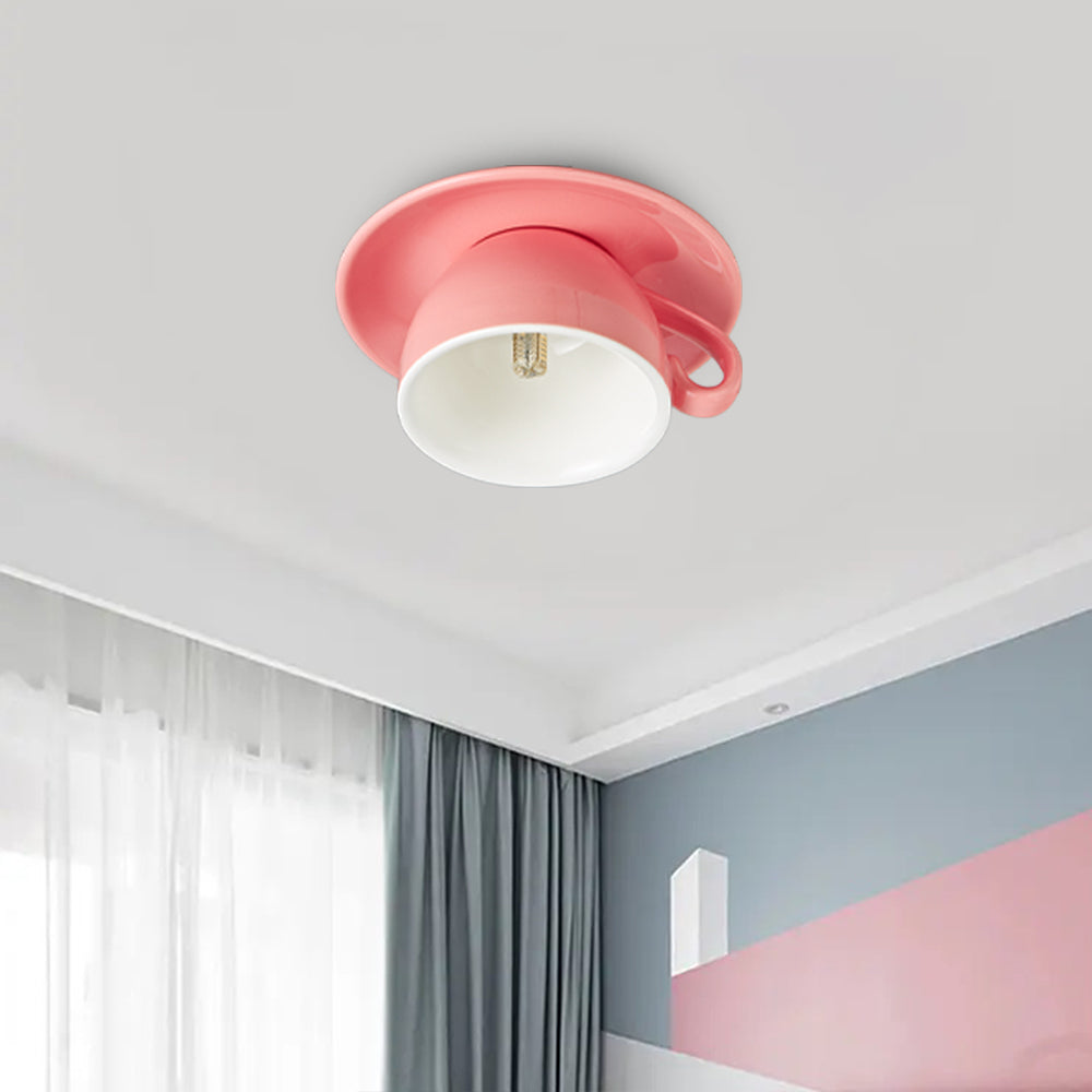BowLift | CeramiLux Morandi Coffee Cup Ceiling Light – CeramiLux