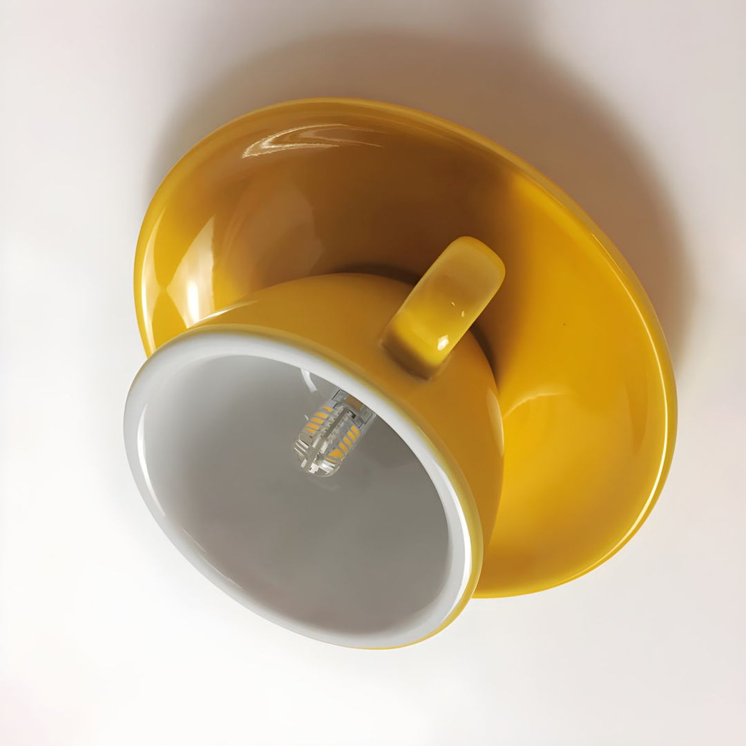 BowLift | CeramiLux Morandi Coffee Cup Ceiling Light – CeramiLux