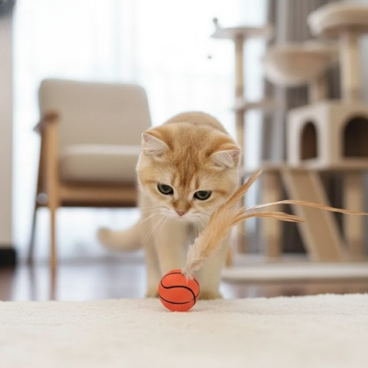 FetherSprint — Unleash the wild hunter in your cat with silent play fun! | Bowlift
