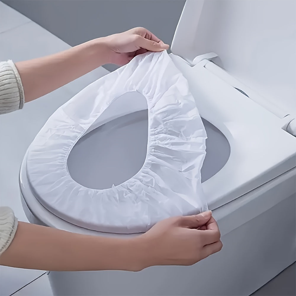 Disposable toilet seat cover with elastic 50/100 pcs | Bowlift