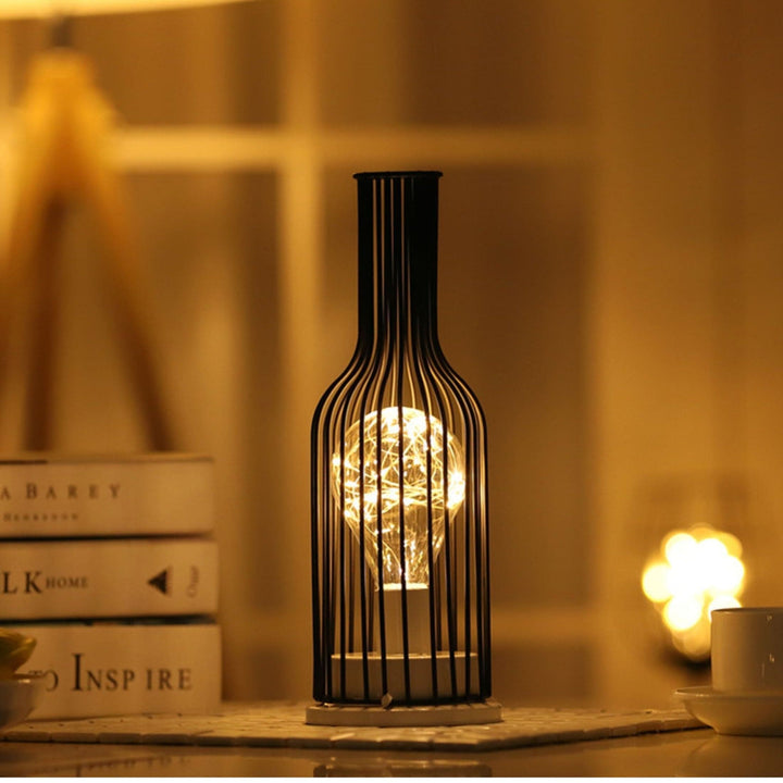 NoirLume - Luxury Modern Bowliftack TaBowlifte Lamp | Atmospheric Lighting for Living Room & Bedroom | Bowlift