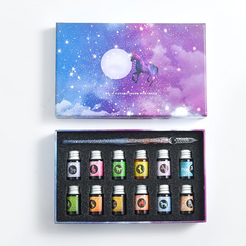 BowLift | Calligraphy Glass Dip Pen Ink Set