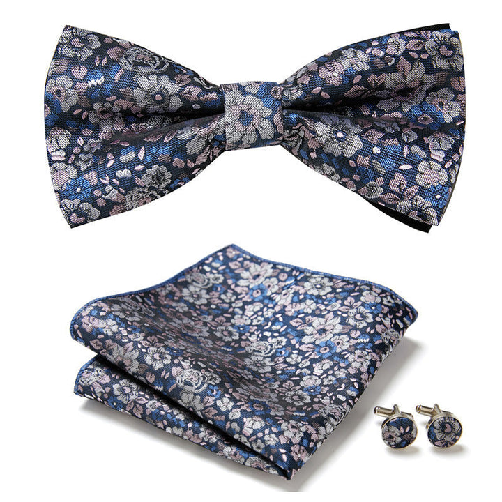 Three-piece set with stylish bow ties Bowlift