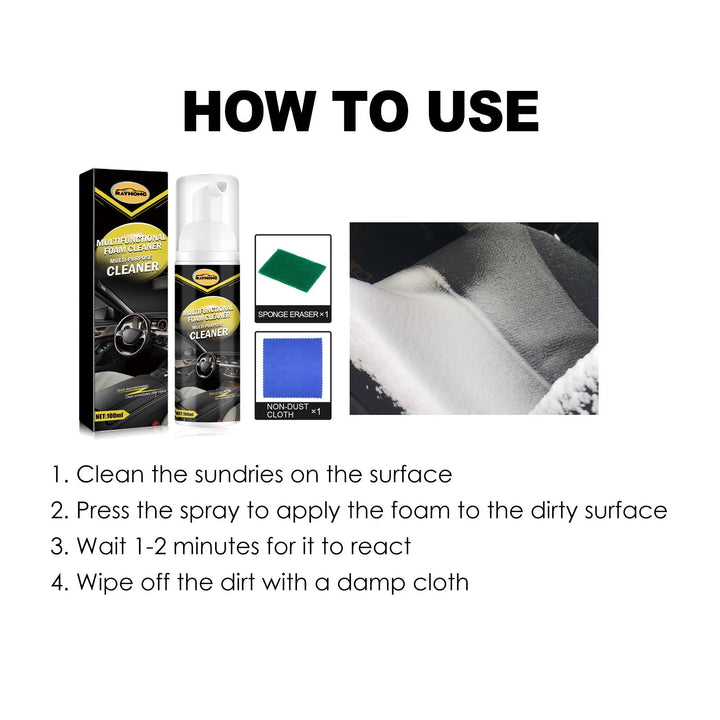 BowLift | Multifunctional Car Interior Foam Cleaning Set