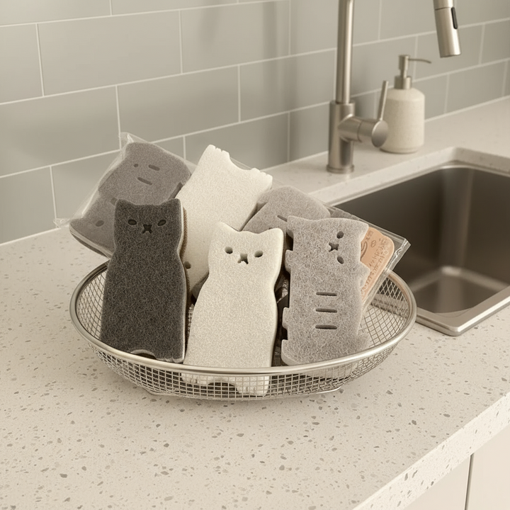 BowLift | Mini Cat Multi-Purpose Cleaning Sponge