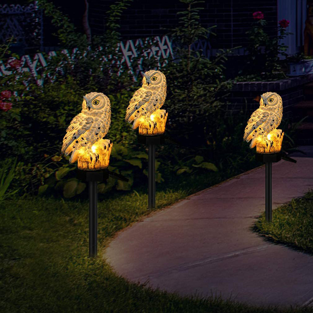BowLift | Garden Light Solar Owl Outdoor LED Set