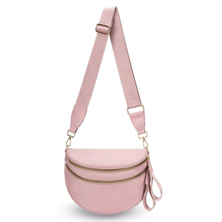 BowLift | LuxeMosaic Iris Crossbody Bag | Stylish checkerboard purse with adjustable strap for everyday essentials