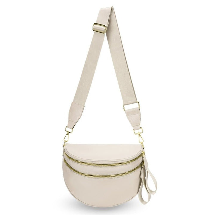 BowLift | LuxeMosaic Iris Crossbody Bag | Stylish checkerboard purse with adjustable strap for everyday essentials