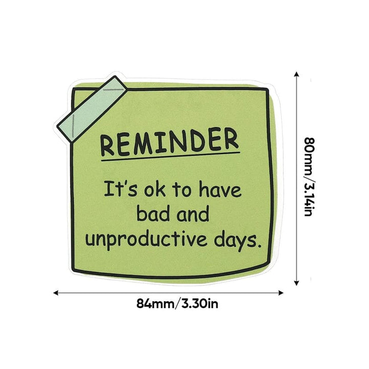 BowLift | Mental Health Sticky Notes Stickers (24 pieces)