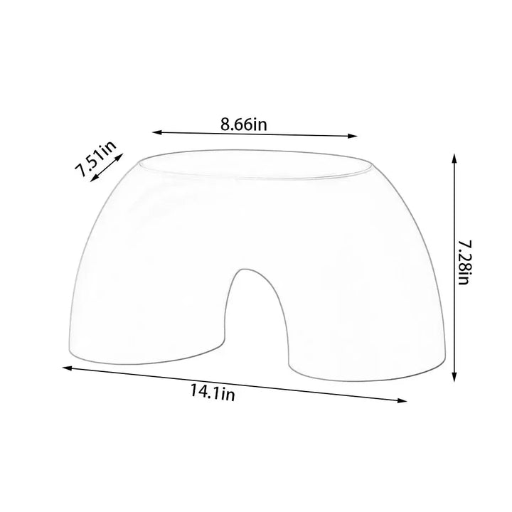 BowLift | Children's Plastic Rainbow Shape Stool