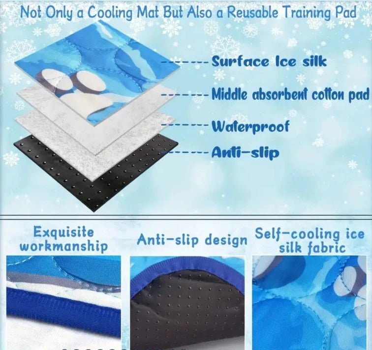 ChillPaws • Dog Cooling Mat - Dog Cooling Mat - BowLift