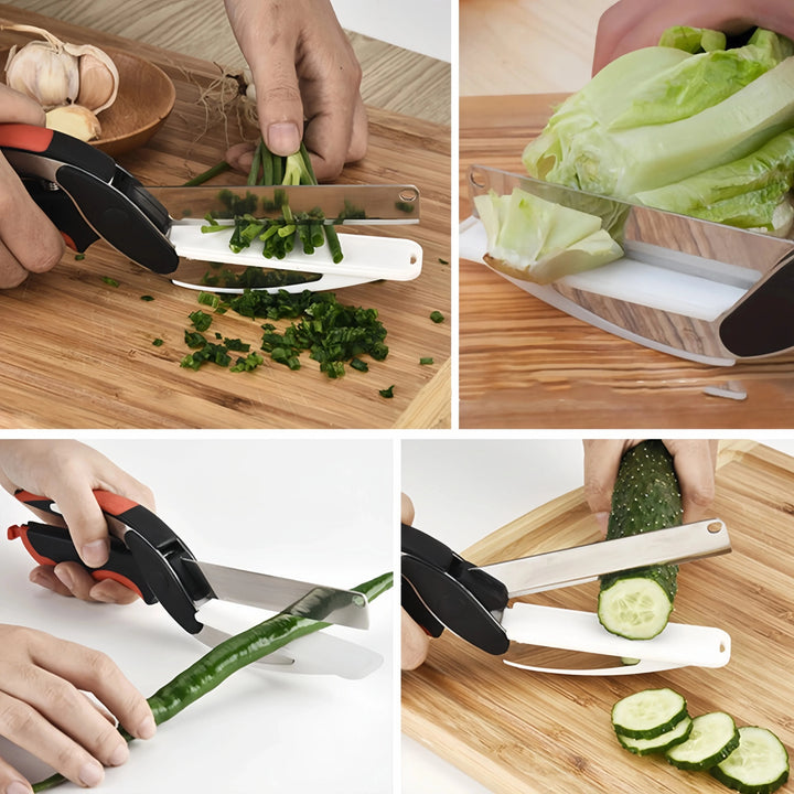 Chop Scissors Cutting Scissors Vegetable Chopper Easy Cutter | Bowlift