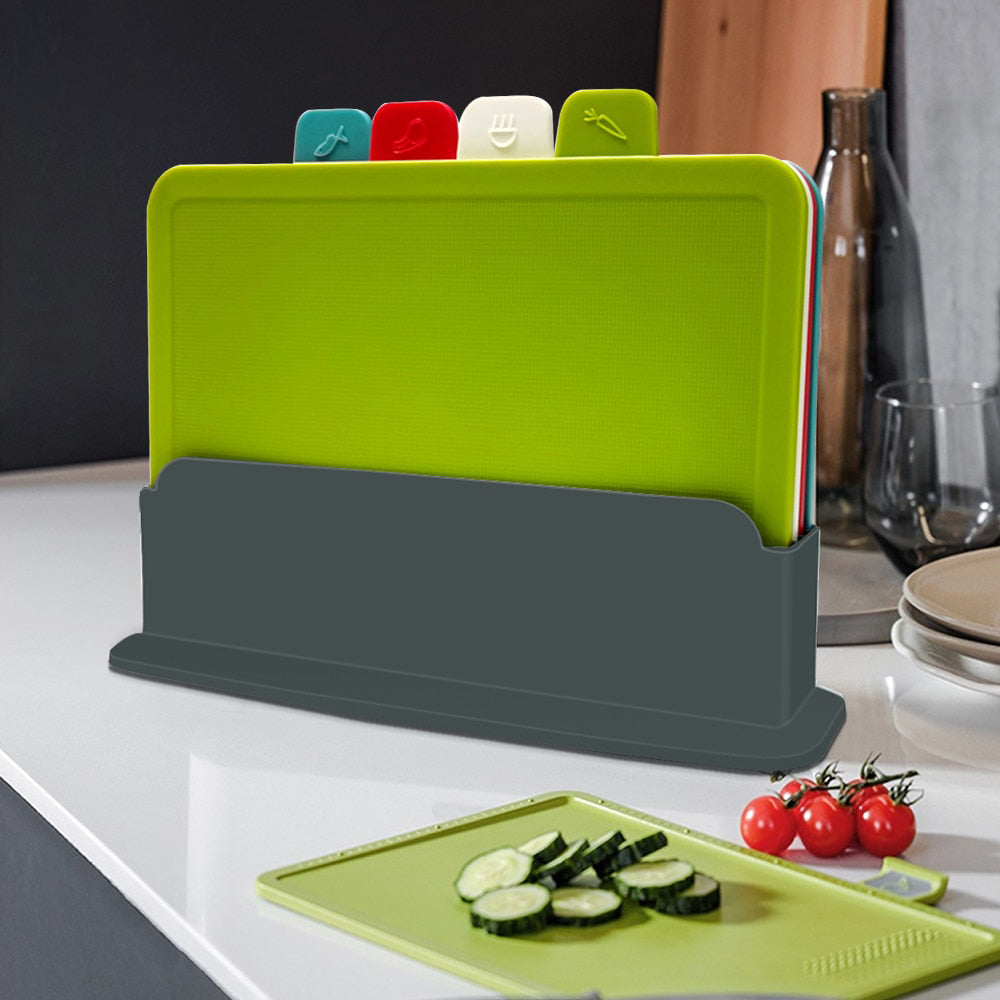 Chopping Board with Holder Cutting Boards for Kitchen Non-Slip Board | Bowlift