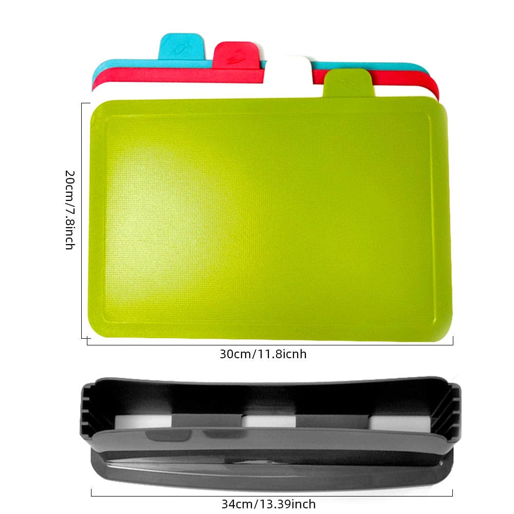 Chopping Board with Holder Cutting Boards for Kitchen Non-Slip Board | Bowlift