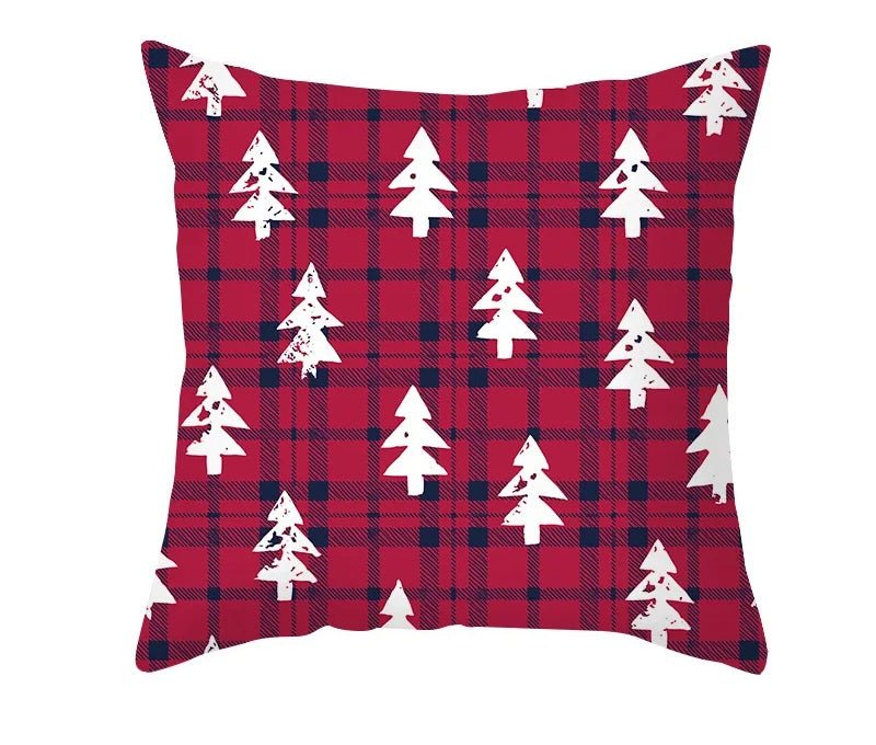 BowLift | Christmas Cushion Cover – Festive Santa & Elk Design for Holiday Decor & Perfect New Year Gift