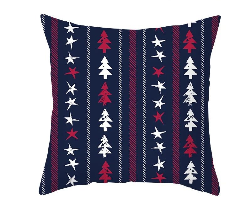 BowLift | Christmas Cushion Cover – Festive Santa & Elk Design for Holiday Decor & Perfect New Year Gift