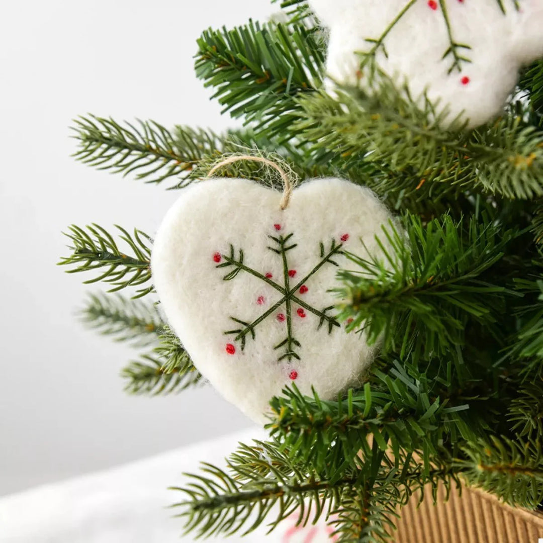 BowLift | Christmas Felt Snowflake Ornament