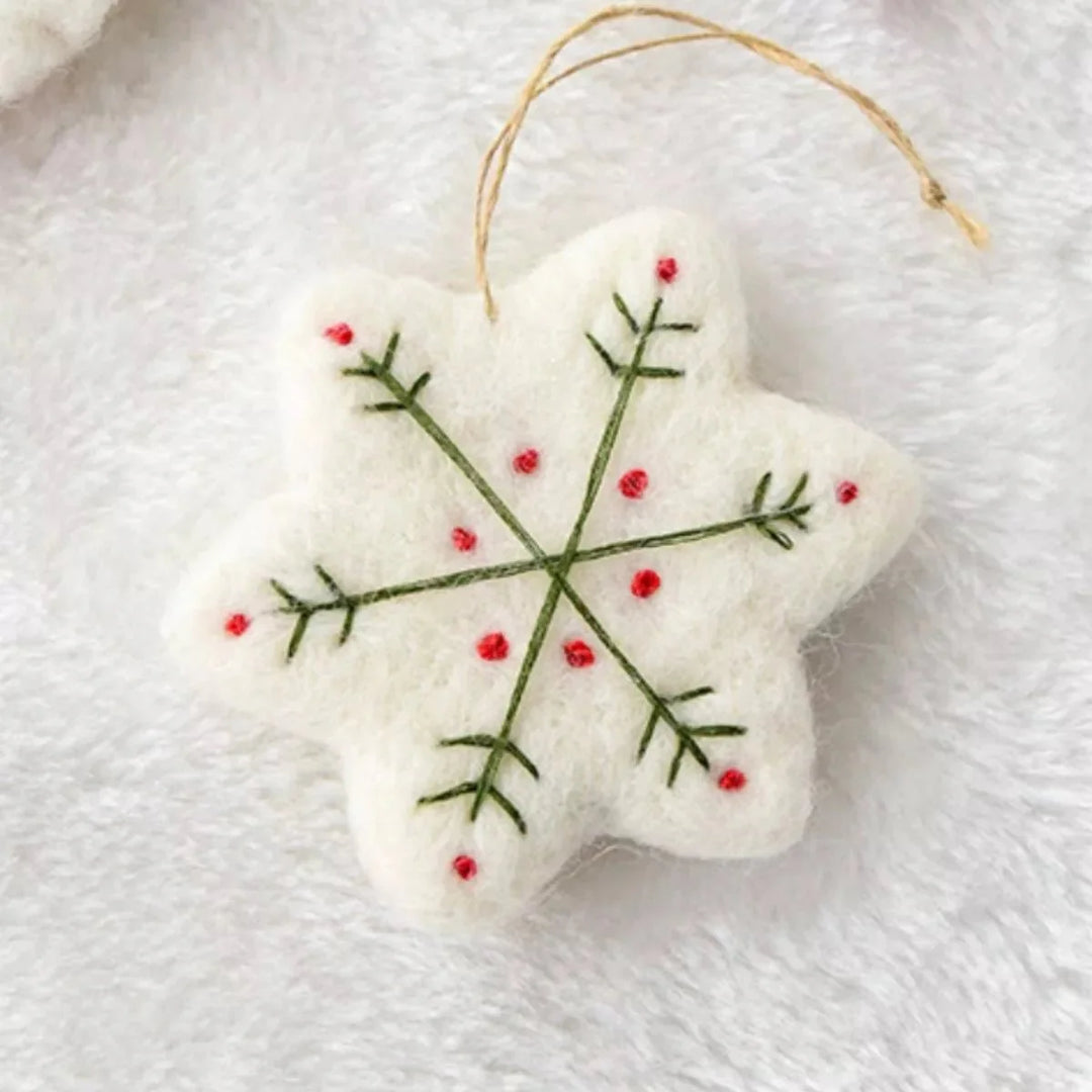 BowLift | Christmas Felt Snowflake Ornament