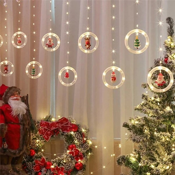 BowLift | Christmas Lights LED Holiday Light - LED Light Fairy Curtain String Lights