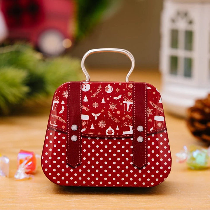 BowLift | Christmas Tin Gift Box Set   – Charming Metal Storage Boxes with Lids for Holiday Treats