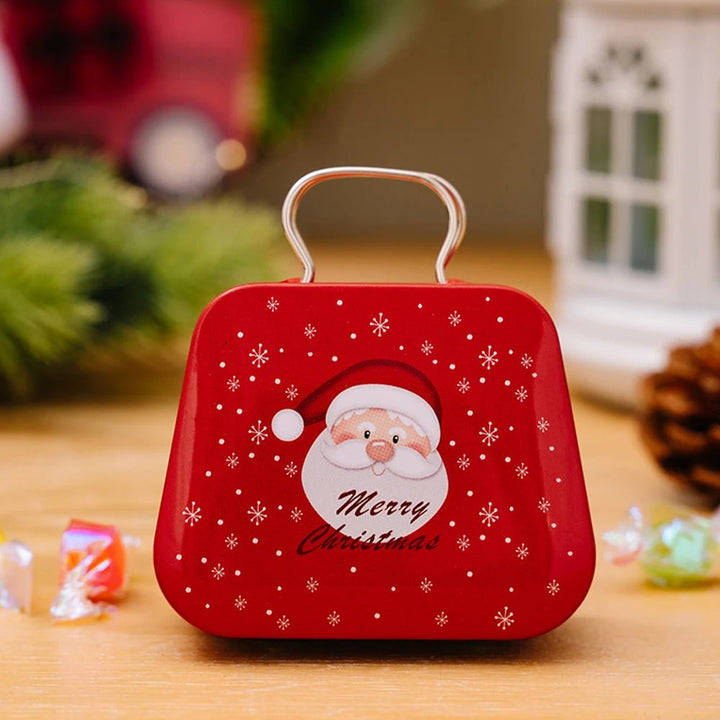 BowLift | Christmas Tin Gift Box Set   – Charming Metal Storage Boxes with Lids for Holiday Treats