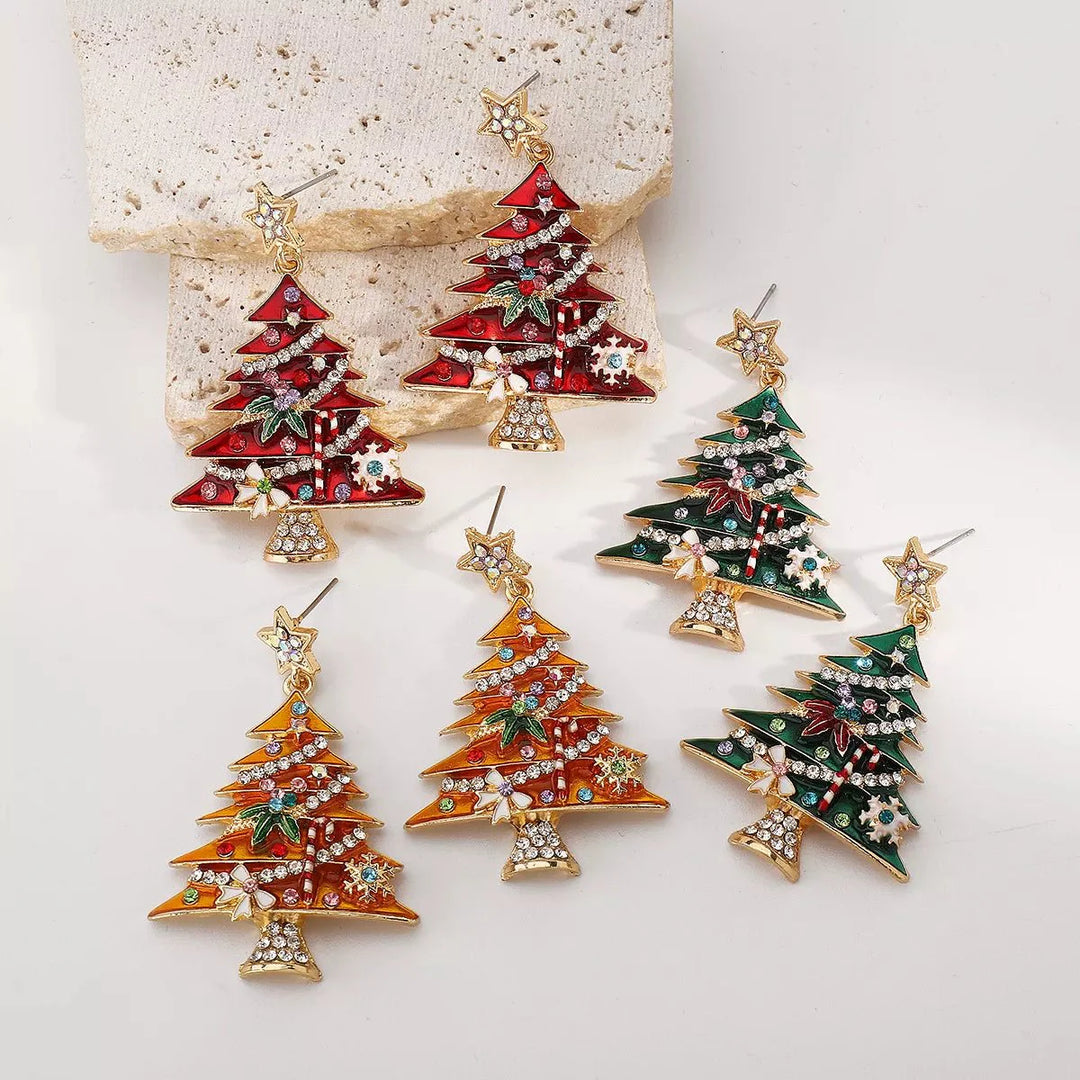BowLift | Christmas Tree Dangle Earrings