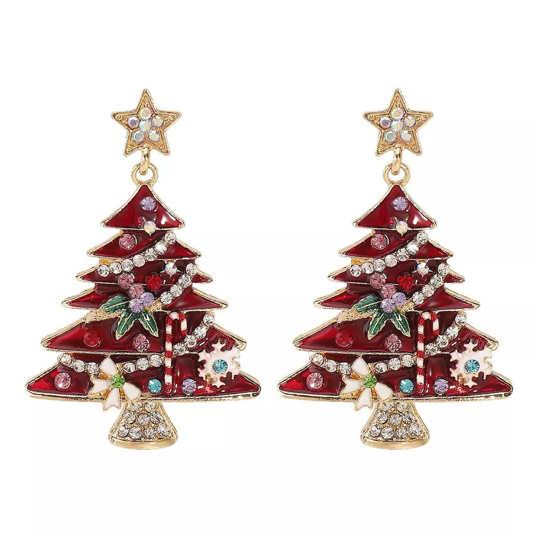 BowLift | Christmas Tree Dangle Earrings