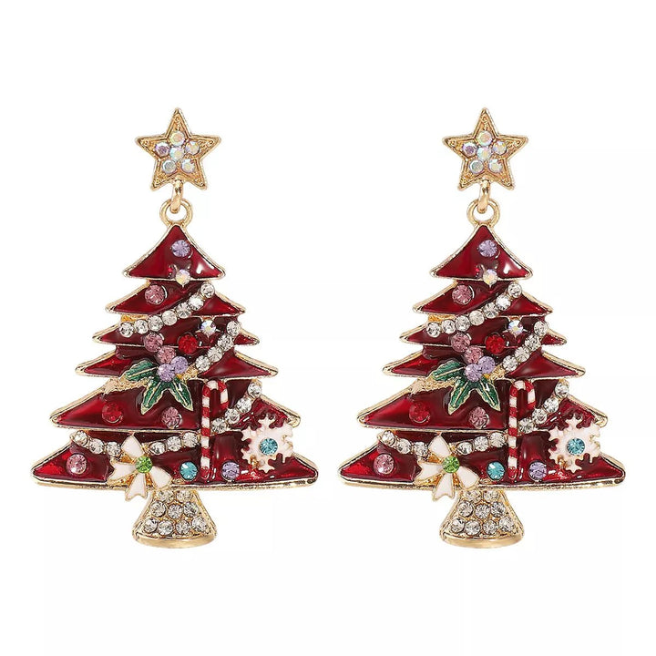 BowLift | Christmas Tree Dangle Earrings