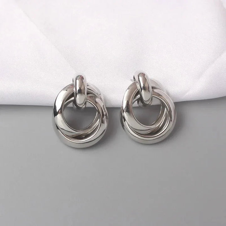 BowLift | Circular Geometric Interwoven Earrings