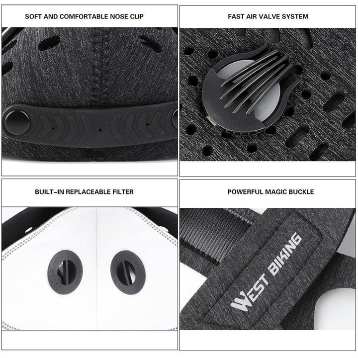 BowLift | Face Mask Breathable Neoprene Anti Pollution