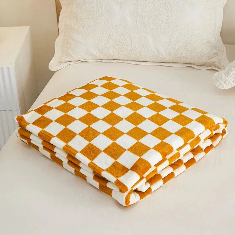 BowLift | Classic Checkered Pattern Sofa Blanket