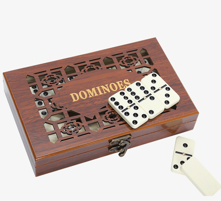BowLift | Wooden Domino Storage Box Set