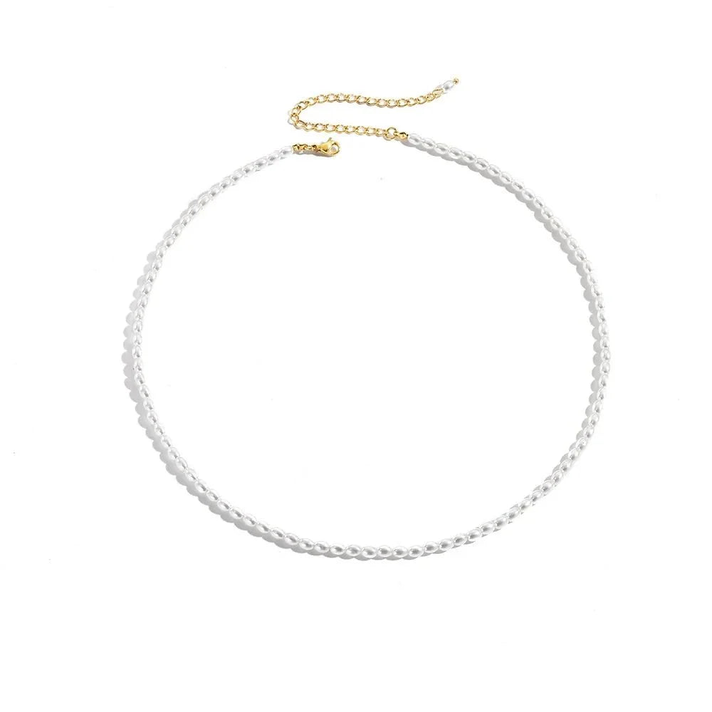 BowLift | Classic Feminine 3mm Pearl Necklace