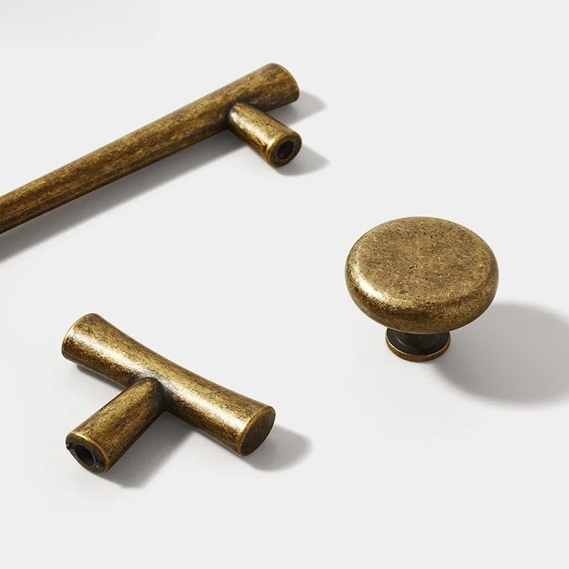 Classic Retro Cabinet Handles and Knobs Bronze Drawer Furniture Pulls | Bowlift