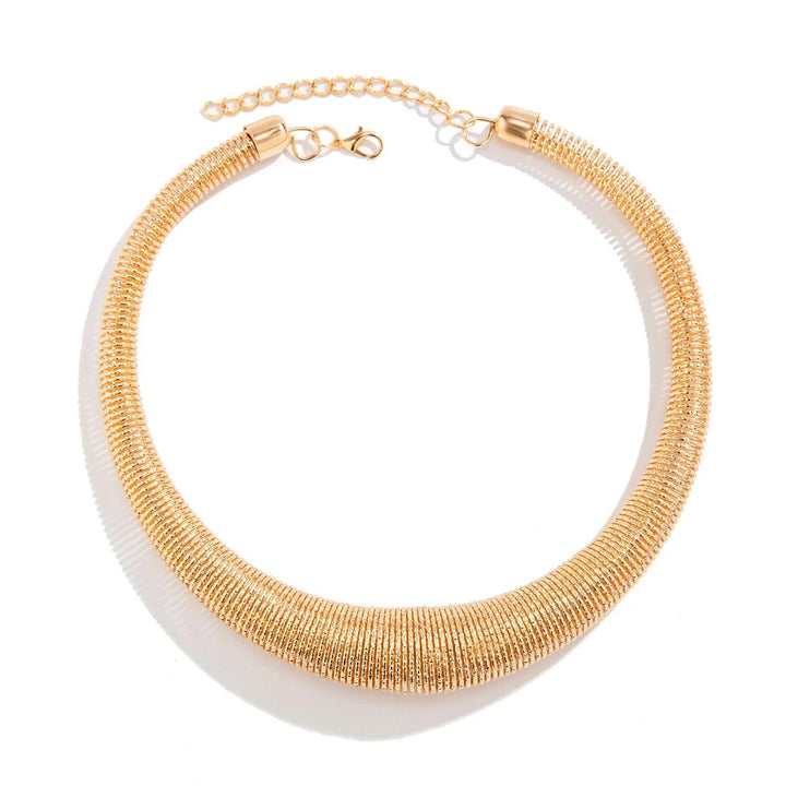 BowLift | Classy Chunky Textured Choker Necklace