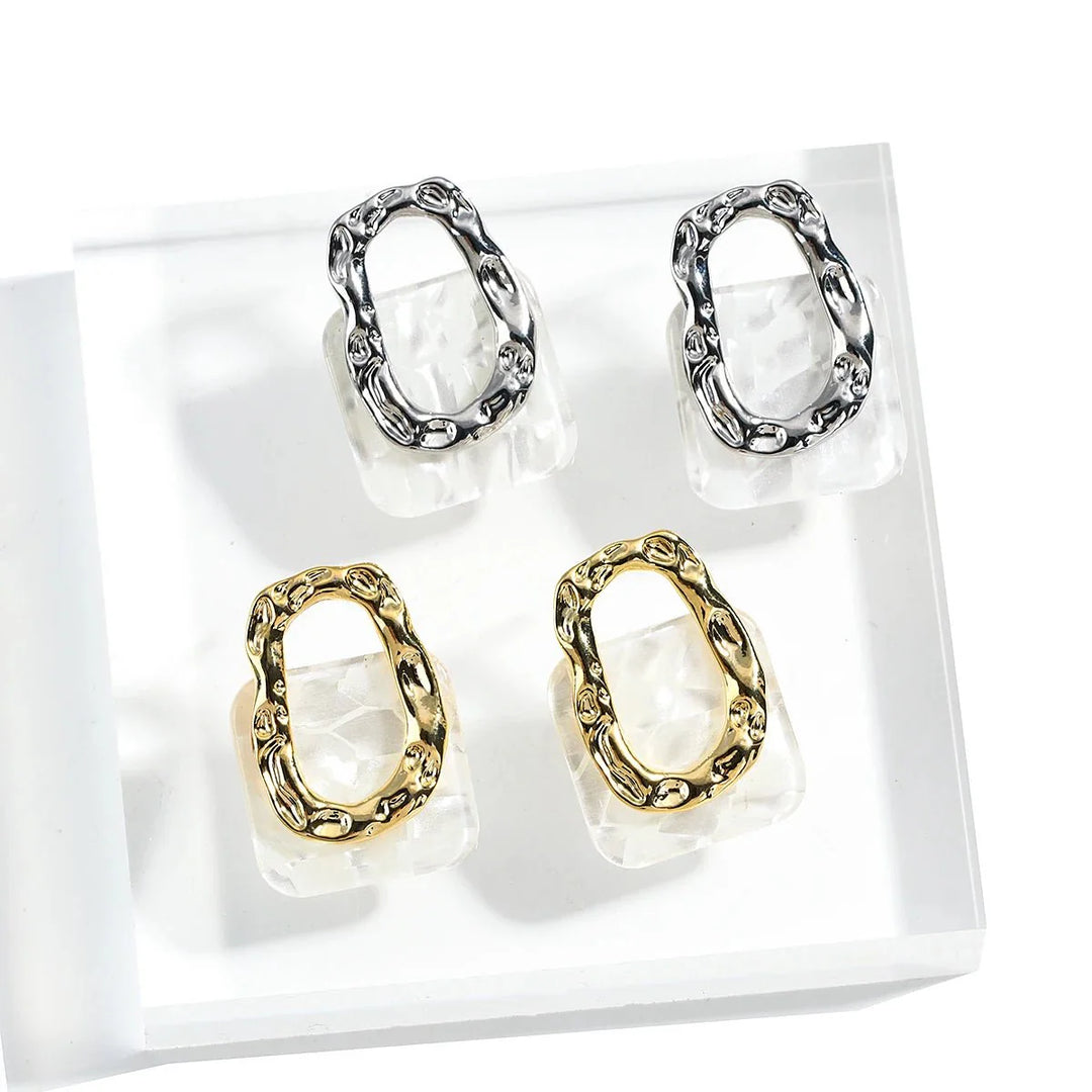 BowLift | Classy Geometric Square Earrings
