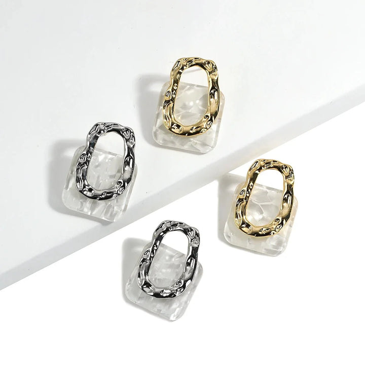 BowLift | Classy Geometric Square Earrings