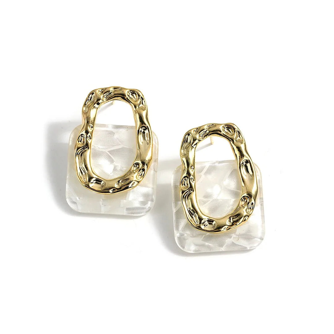 BowLift | Classy Geometric Square Earrings