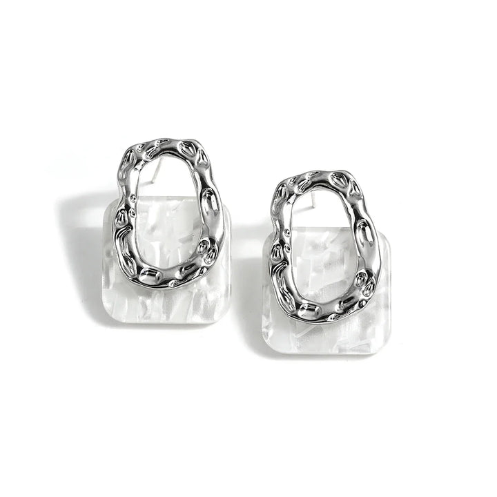 BowLift | Classy Geometric Square Earrings