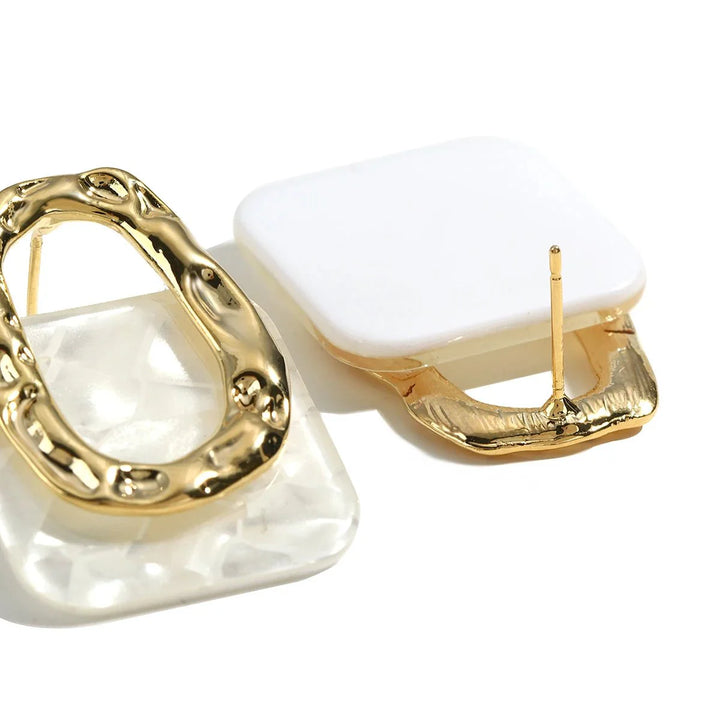 BowLift | Classy Geometric Square Earrings